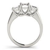 Engagement Rings 3 Stone Emerald - TN81986